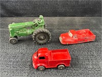 Vintage Metal Tractors and Trucks