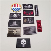 11 Velcro Patches - Tactical / Military