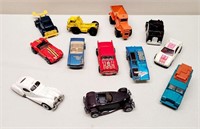 Hot Wheels & Matchbox Toy Cars Lot - 12 pcs