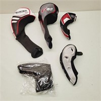 5 Golf Club Head Covers - Ping, Taylor Made +