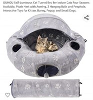 MSRP $65 Cat House Tunnel Bed