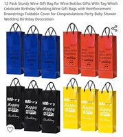 MSRP $30 Set of Bottle Gift Bags