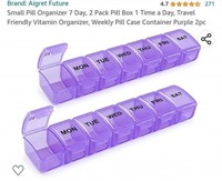 MSRP $6 Set 2 Pill Boxes