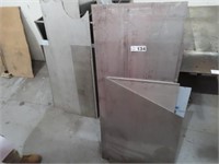Qty S/S Aluminium Sheet & Rack Stand