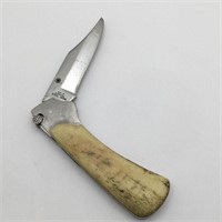 Rigid Pocket Knife With Bone Handle