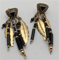 Pair Of Gold Filled Earrings