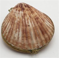 Gold Filled Jewelry Seashell Trinket Box