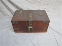 Awesome Antique Wooden Jewelry Box