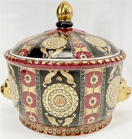 Large Oriental Accents Lidded Tureen