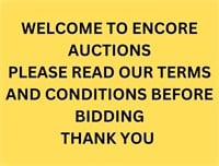 Welcome to Encore Auctions. Please take a moment