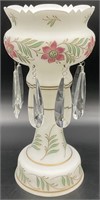 Vintage Pearl White Mantle Luster Vase