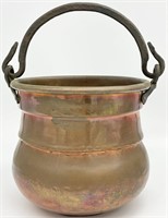 Antique Hammered Copper Cook Pot