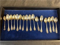 16 pc Sterling Silver Miniature Spoons