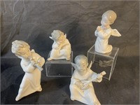 4 Lladro Angel Figurines