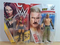 (2) WWE First In Line Wrestling Figures (M1)
