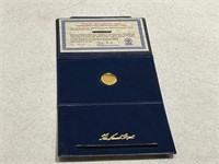 1976 Gold Bicentennial Medal -24kt