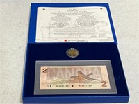 1996 Canada $2 Proof Coin and Bank Note Set