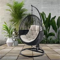 Hometrends Egg Swing With Stand. Black