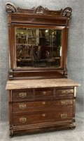 Victorian Marble Top Chest