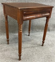Antique Empire One Drawer Side Table