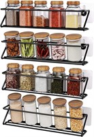 4 Tiers Stackable Spice Pantry Organizer