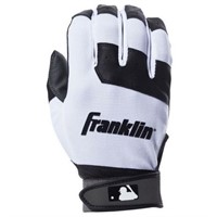 NEW (L)  Black and White Classic Batting Glove