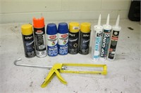 Spray Paints Caulking Guns Silicon