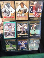 Collection of 9 Baseball Cards Reproductinns