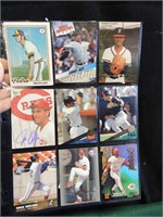 Collection of 11 Baseball Cards Reproductinns