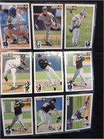 Collection of 9 Baseball Cards Reproductions