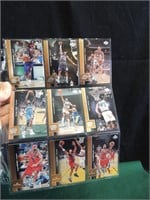 Collection of 9 Basketball Cards Reproductions