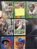 Collection of 7Football Cards Reproductions