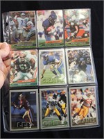 Collection of 18 Football Cards Reproductions