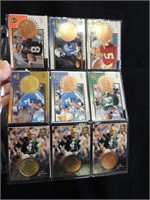 Collection of 16 Football Cards Reproductions