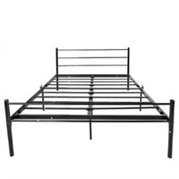 Metal Bed Frame Easy Set-Up Steel Platform Bed No