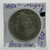 1883 US Morgan Silver Dollar O