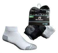 (60) Pairs Russell Ankle Socks