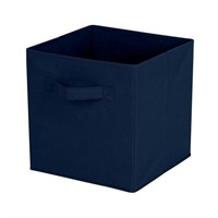 NEW 1 ONLY Storage Cube Basket Bin-Navy Blue