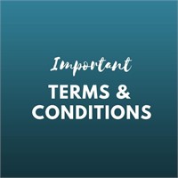 IMPORTANT TERMS & CONDITIONS: READ CAREFULLY