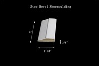 (240) LF LVL Poplar Stepbevel Shoe Moulding