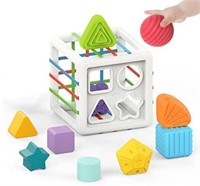 NEW Colorful Cube Baby Sorter Toy