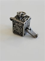 Vintage Sterling Silver Prayer Box Charm/Pendant