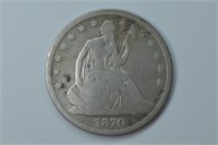 1870-S Liberty Seated Half Dollar
