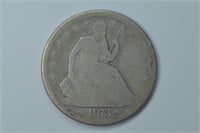 1873 Liberty Seated Half Dollar (Open 3)