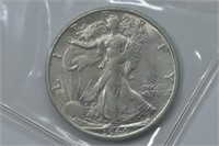 1944-S Walking Liberty Half Dollar NCI MS63
