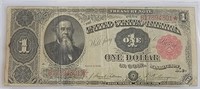 $1 Treasury Note Large Series 1891