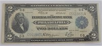 $2 Federal Reserve Bank Large Series 1918