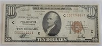 $10 National Currency Series 1929