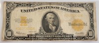 $10 Gold Certificate Large Series 1922