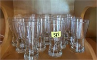 Glass beer glasses (15)
